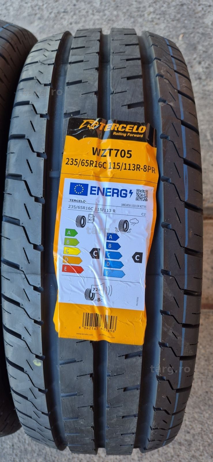 4 anvelope vara noi Tercelo 235/65/16C,dot 2025.Pretul este pe bucata. 3