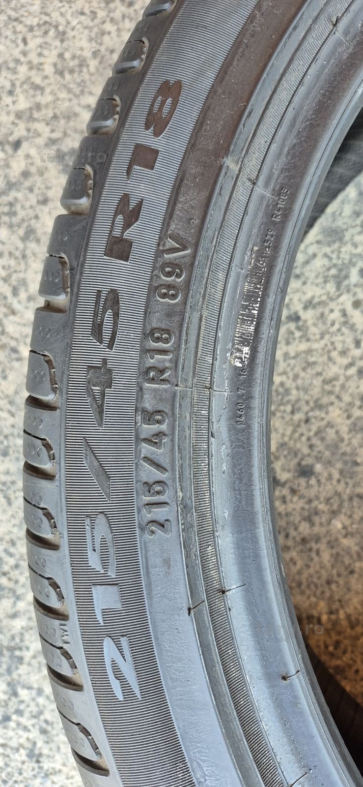 4 anvelope vara Pirelli 215/45/18.Pretul este pe bucata. 6