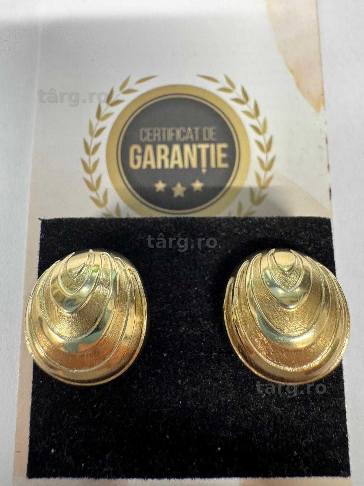 Cercei din aur 14k (69300.1/ 10 Pacurari 1) Garantie 2ani! 3
