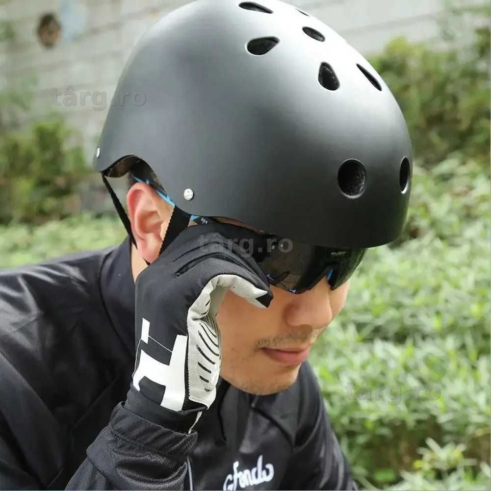 Casca protectie Bicicleta/Trotineta, Ultra Usoara, Marime reglabila, Negru 4