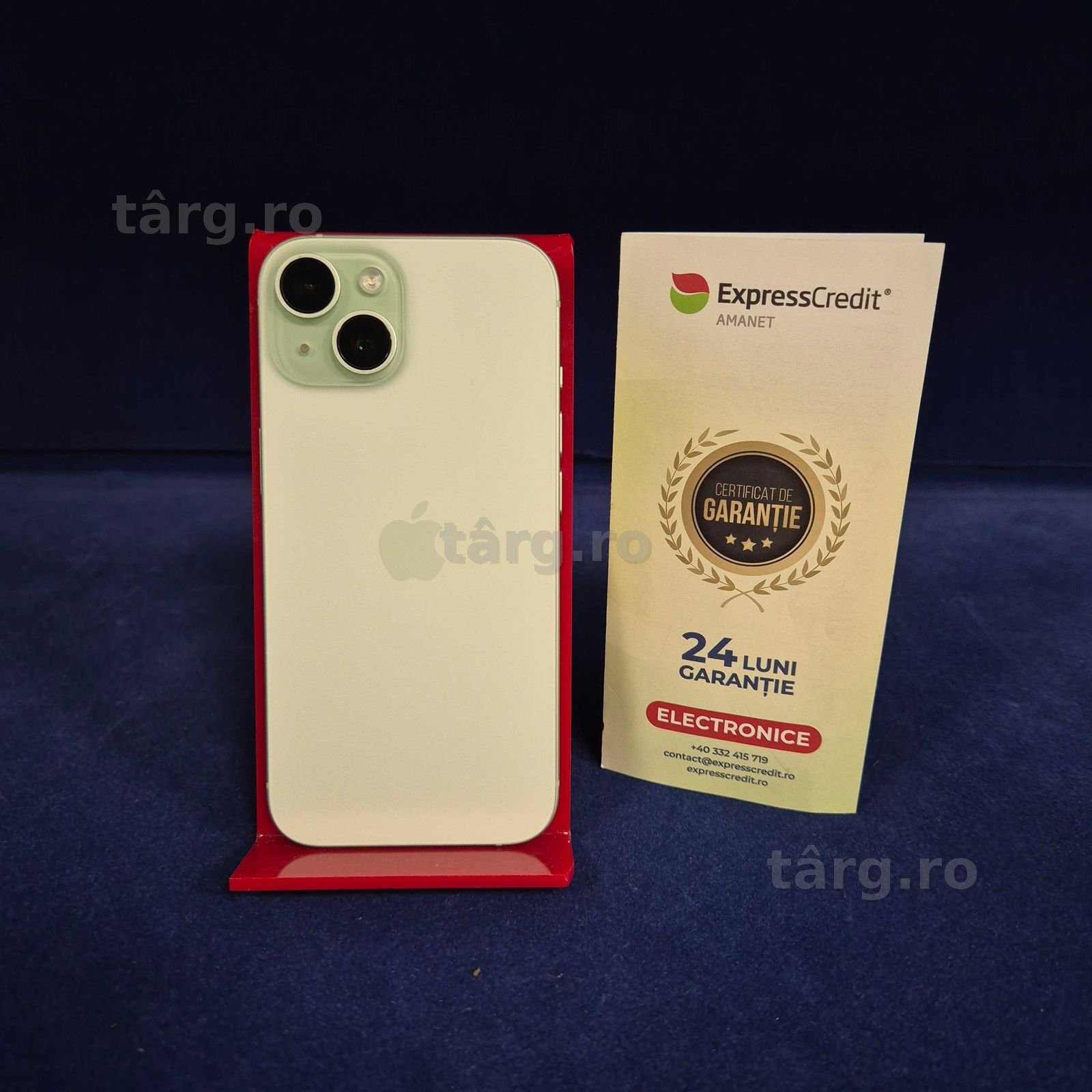 Apple iPhone 15 128 GB ( B32651.1 / Ag28 Doi Baieti ) Garantie 2 ani !