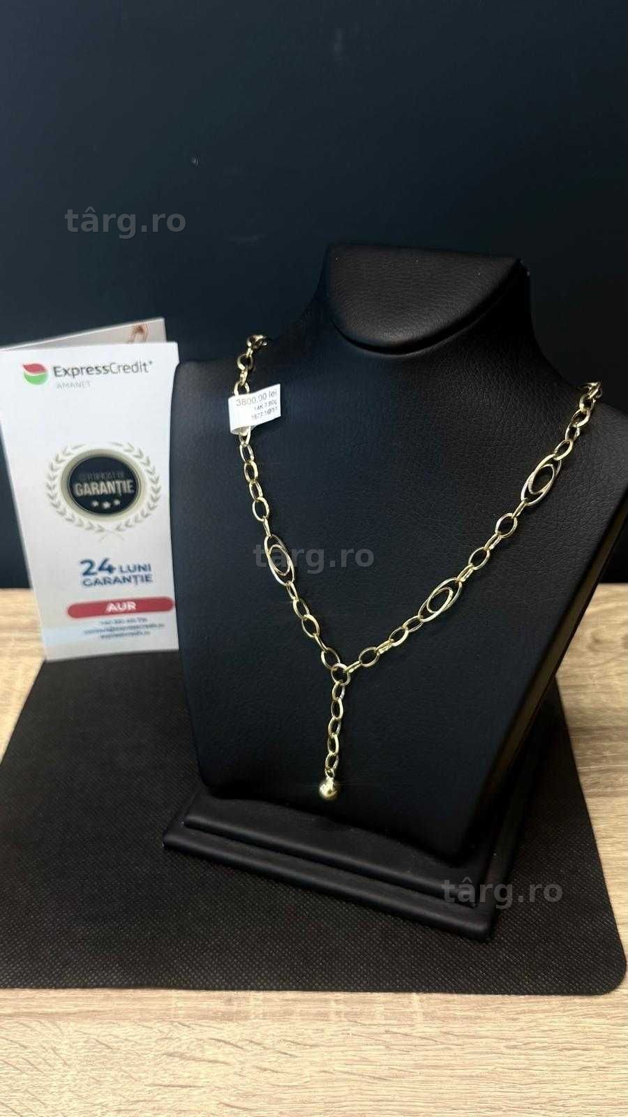 (AG51) Lant aur 14k 7.80g b1677 - Garantie 2 ani!