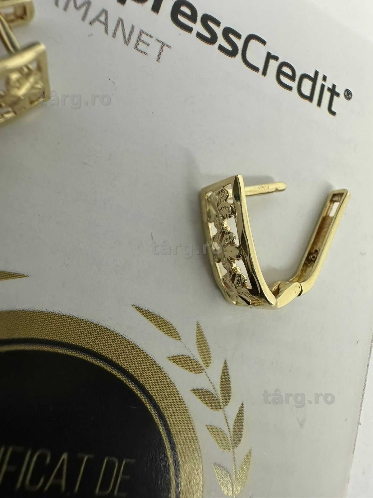 Cercei 14k 2.31g ( Galata B7711.2 ) Garantie 2 ani! 3