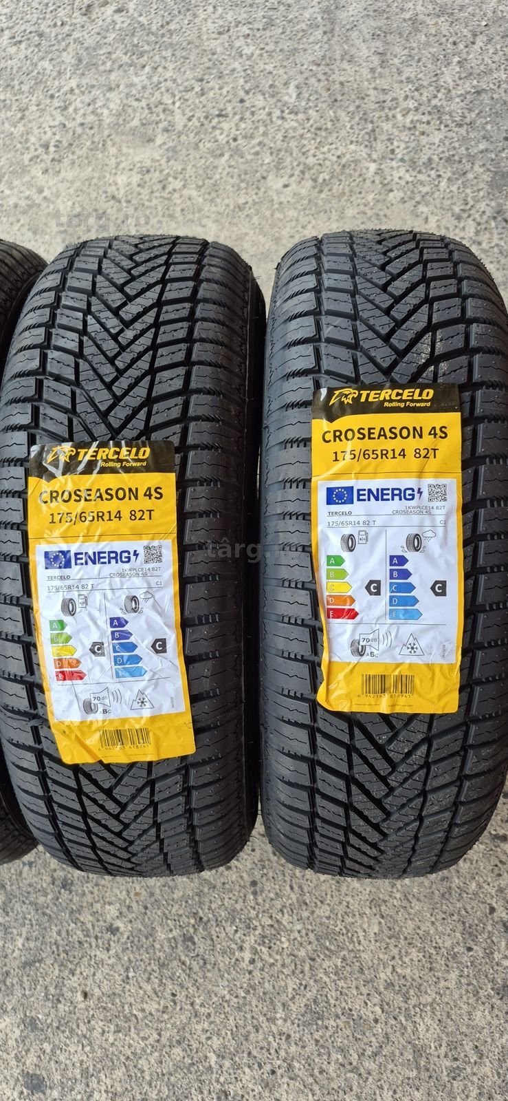4 anvelope M+S noi Tercelo 175/65/14,dot 2025.Pretul este pe bucata. 2