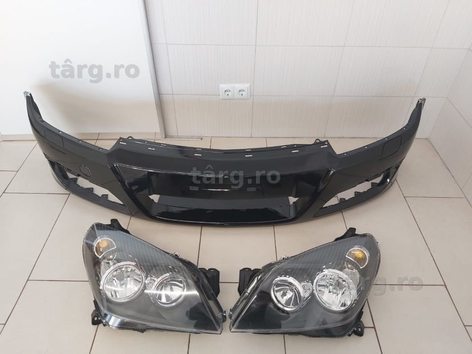 Pachet Bara Fata+Far Dreapta-Stanga Opel Astra H 04-07 (Z20R (Negru))