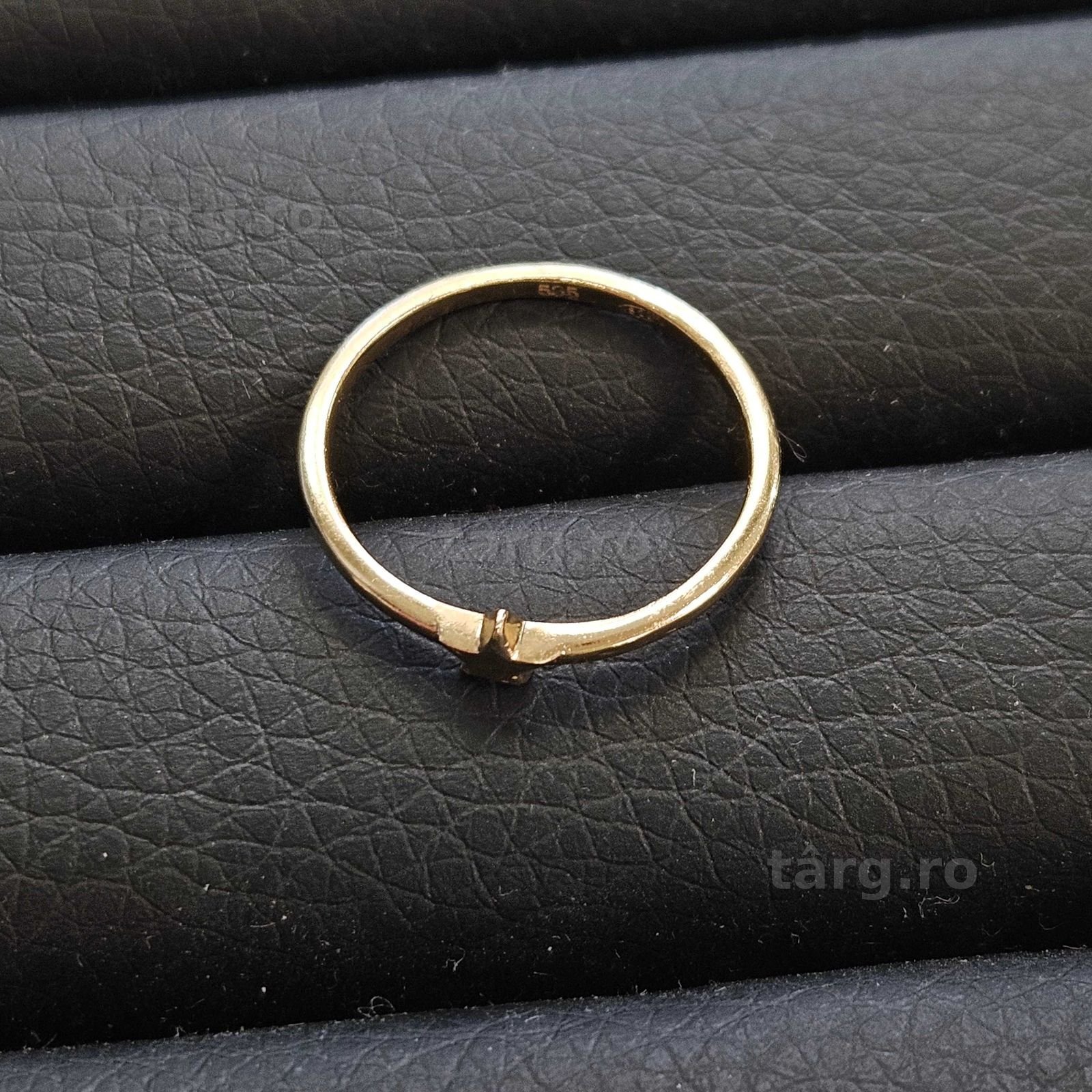 Inel Aur 14K - 1.42 grame / 710 lei ( B34225.1 / Ag28 Doi Baieti ) 5