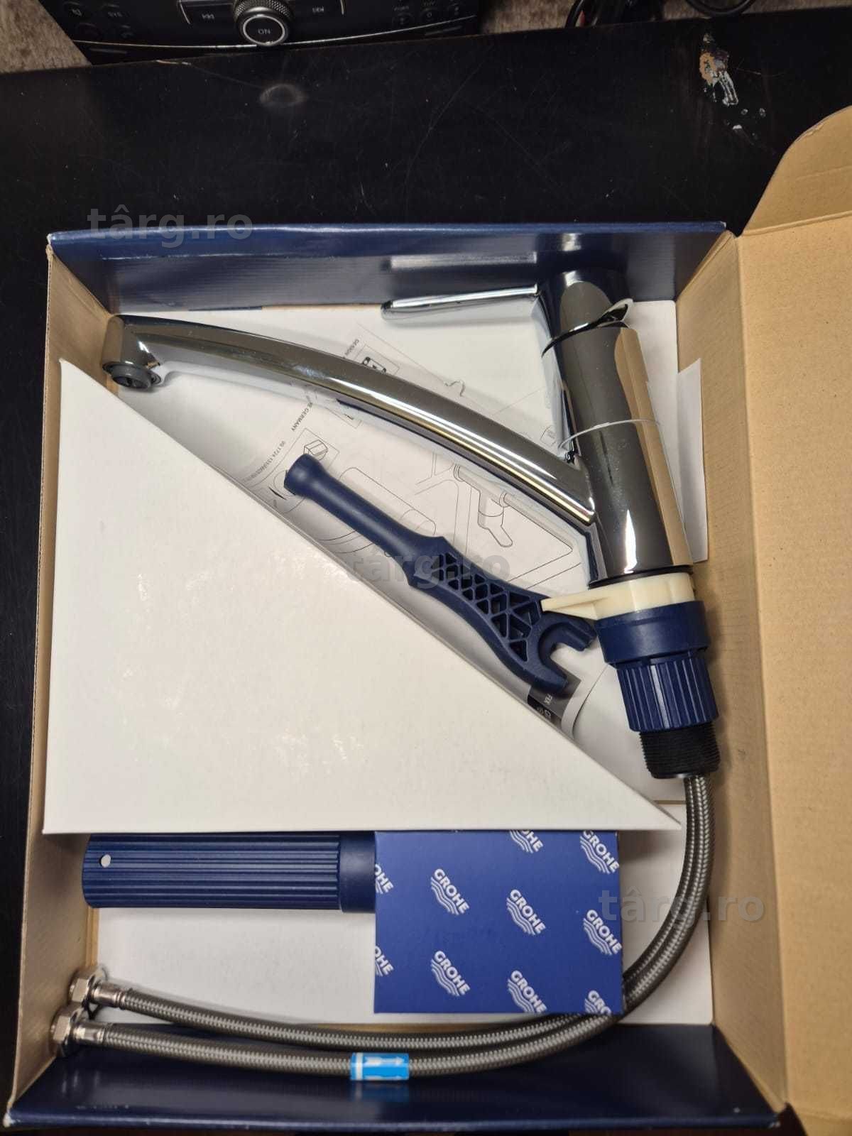 Baterie de bucătărie GROHE Start Eco 31685000 cu cioc plat