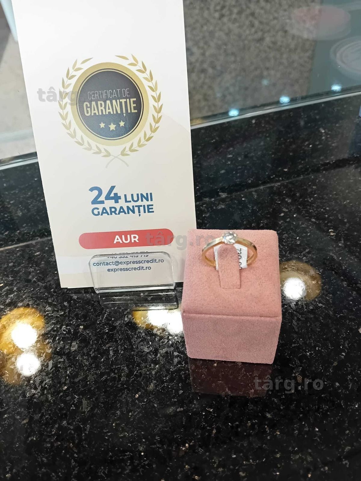 Inel au 14k 1.54g marimea 14.5 (Iulius Mall)(B-157) Garantie 2 ani!