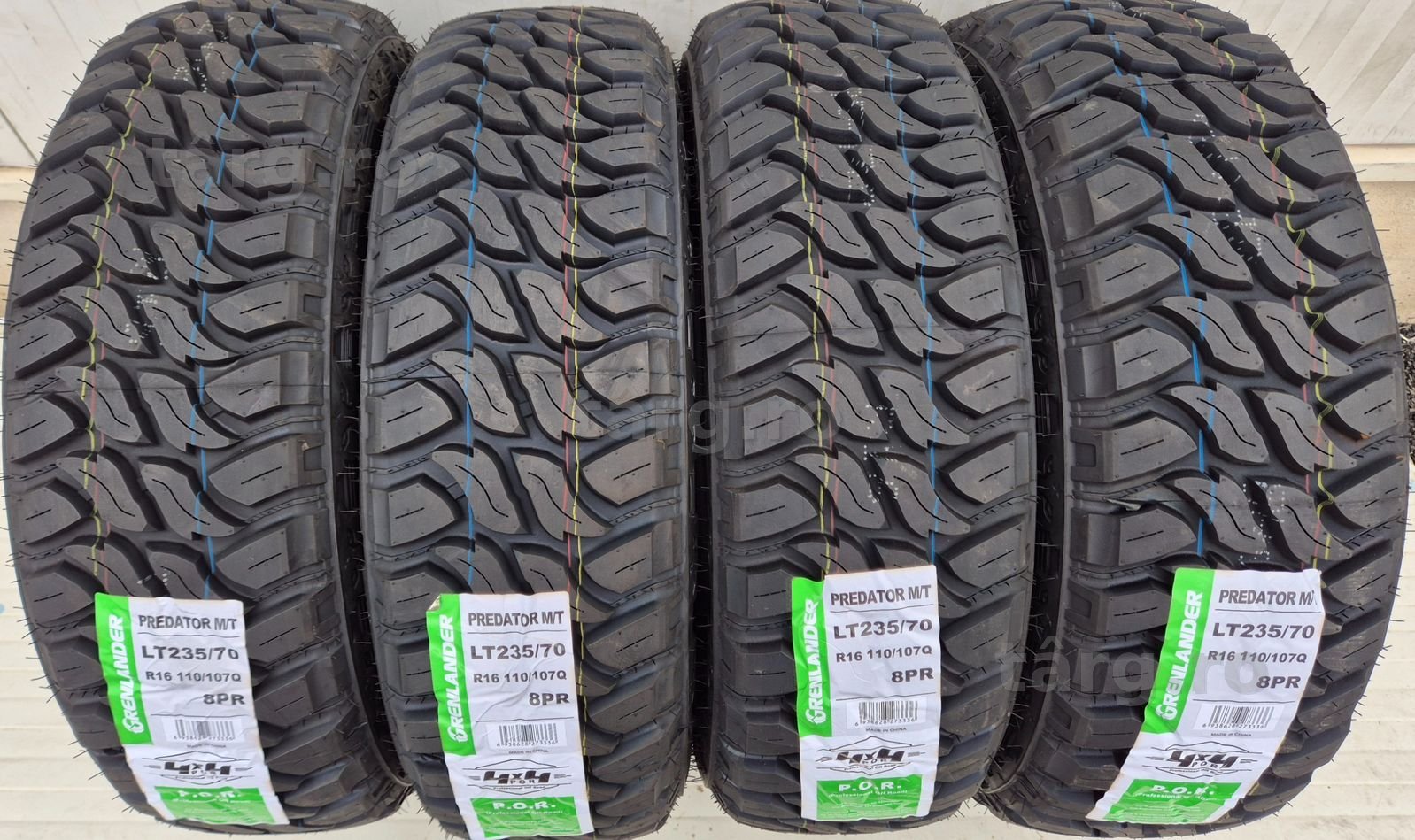 235/70 R16, 110Q, GRENLANDER Predator M/T, Anvelope Mud Terrain M+S 2