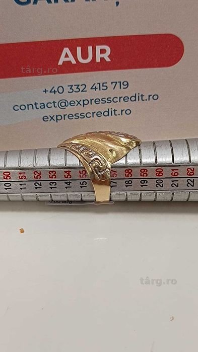 Inel aur 14K 2.39gr [AG24 Harlau B.45244.1] Garantie 2 ani! 4