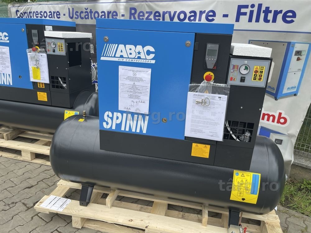 Compresor Aer cu surub ABAC 15kw - 10bar / 13bar - Complet Echipat