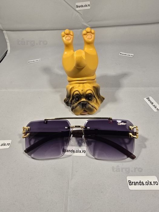 Set Ochelari de soare Cartier Leopard Purple, made in Italy