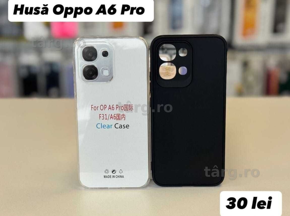 Husa silicon, folie, cablu, incarcator OPPO A6 Pro
