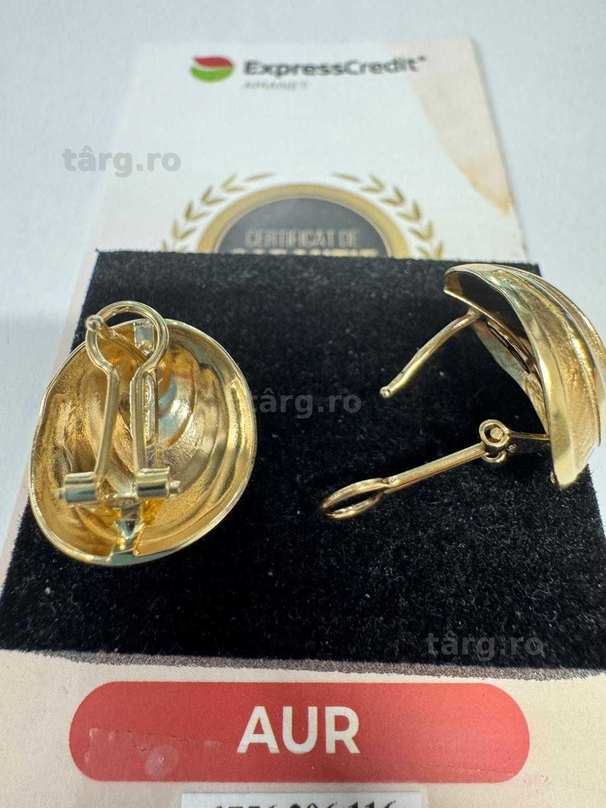 Cercei din aur 14k (69300.1/ 10 Pacurari 1) Garantie 2ani! 4