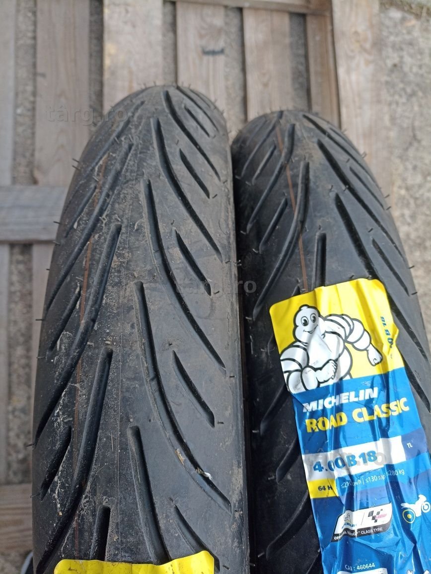2 anvelope NOI Michelin 4.00 B18 dot 4020 2