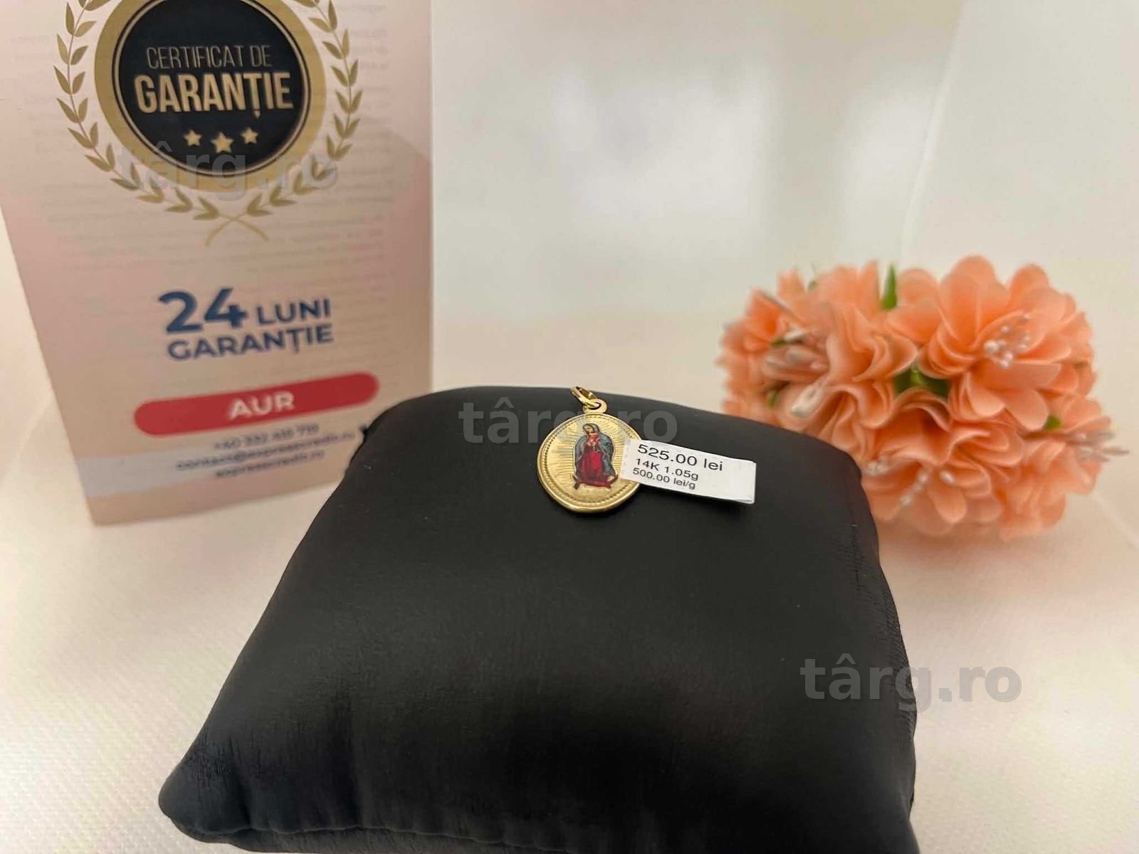 Pandantiv Aur 14k 1.15g (AG16 Moldova b32926)-Garantie 2 ani!