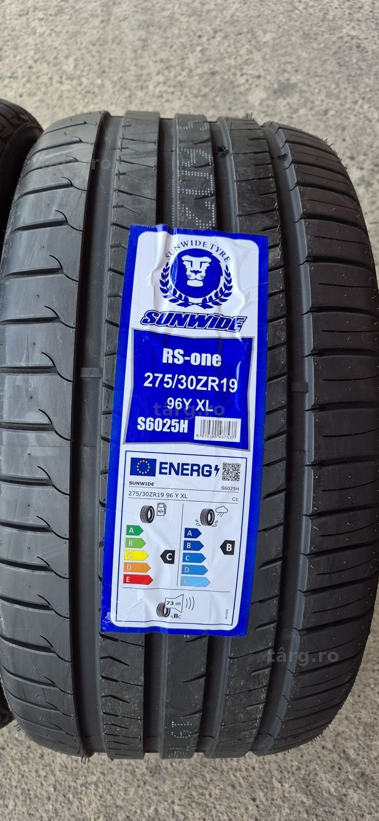 4 anvelope vara noi Sunwide 275/30/19,dot 2025.Pretul este pe bucata. 3