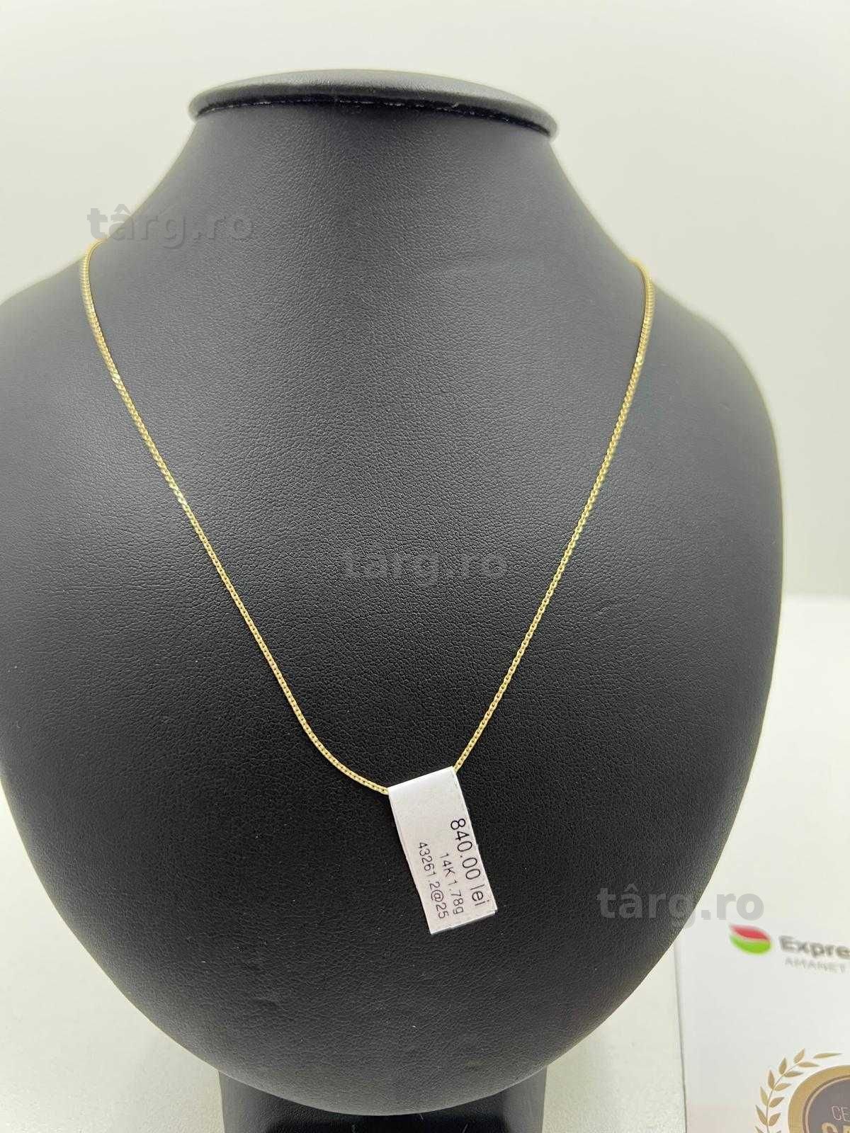 Lant Aur 14K 1.78g (Ag25 Belvedere B.43261.2) Garantie 2 ani! 2