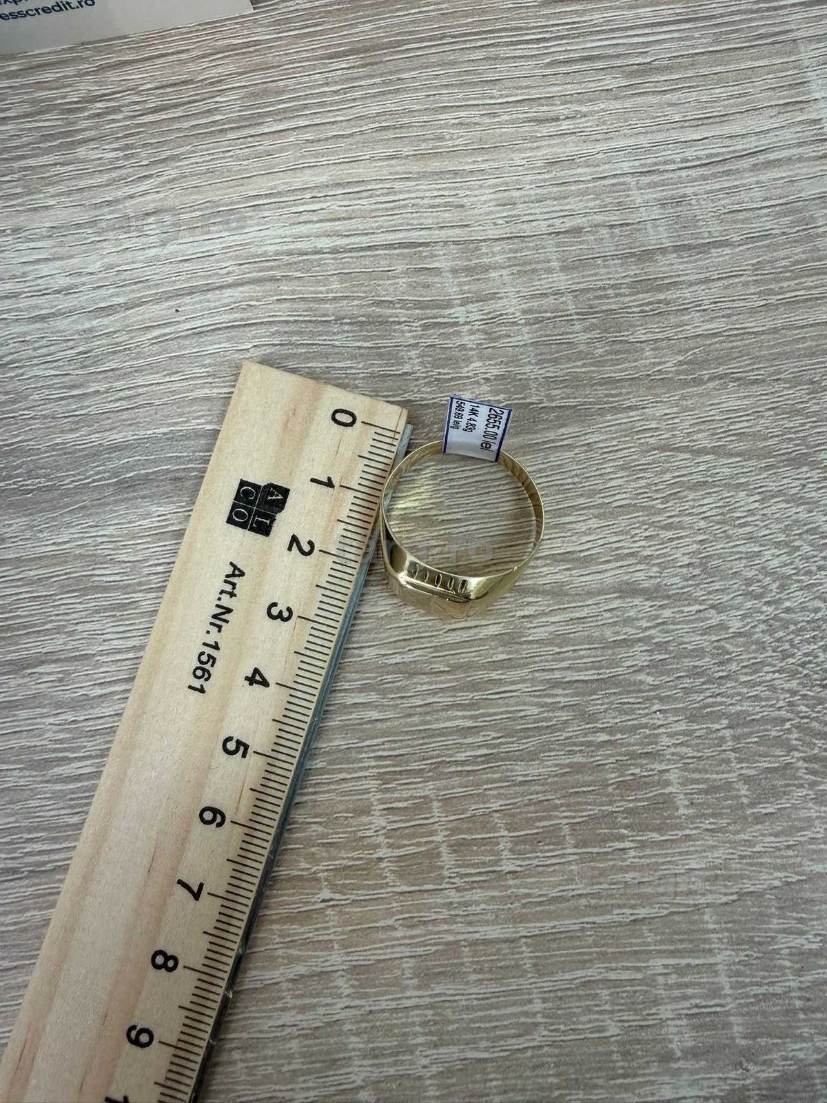 Inel aur 14K, 4.8 3gr (ECA 39 / b17880.1) - Garantie 2 ani 4