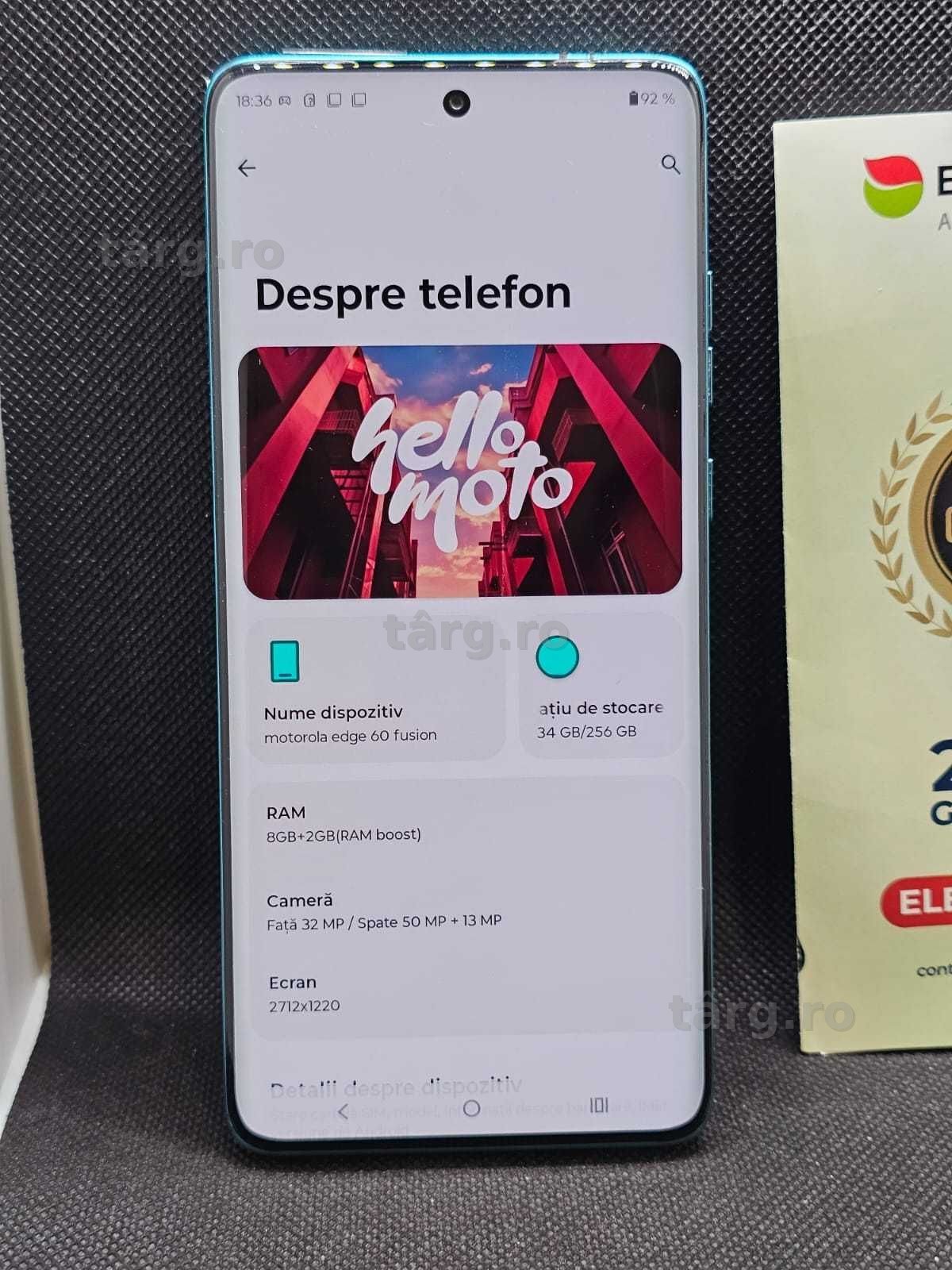 Telefon Motorola Edge 60 Fusion (Ag29 Siraj b.34938.1) Garantie 2 ani 2