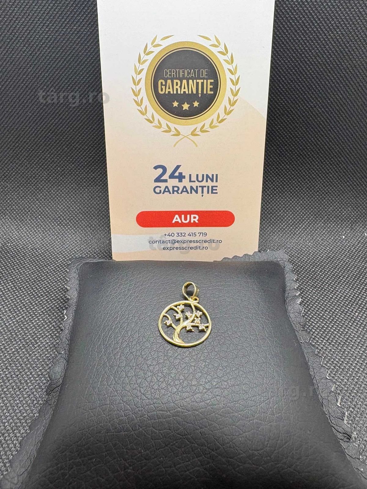 Medalion aur 14k 1.29g (B.25704.3 AG31 Barboi) Garantie 2 ani! 3