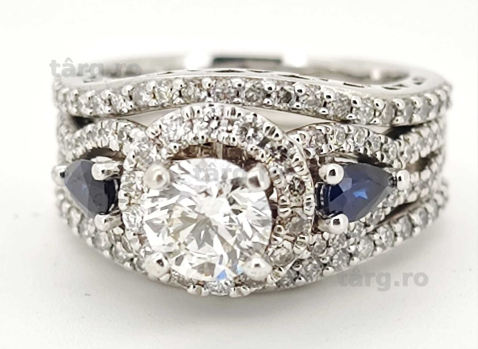 Inel Vera Wang diamante naturale 2.0ct ceritificat GIA