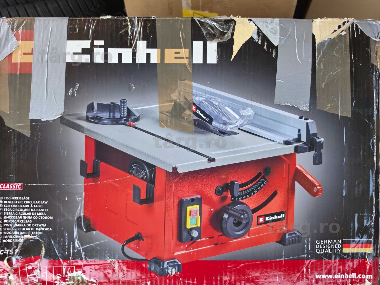 Fierastrau de masa Einhell / Circular TC-TS 8, 1200 wati, inaltime de taiere de 45 mm 2