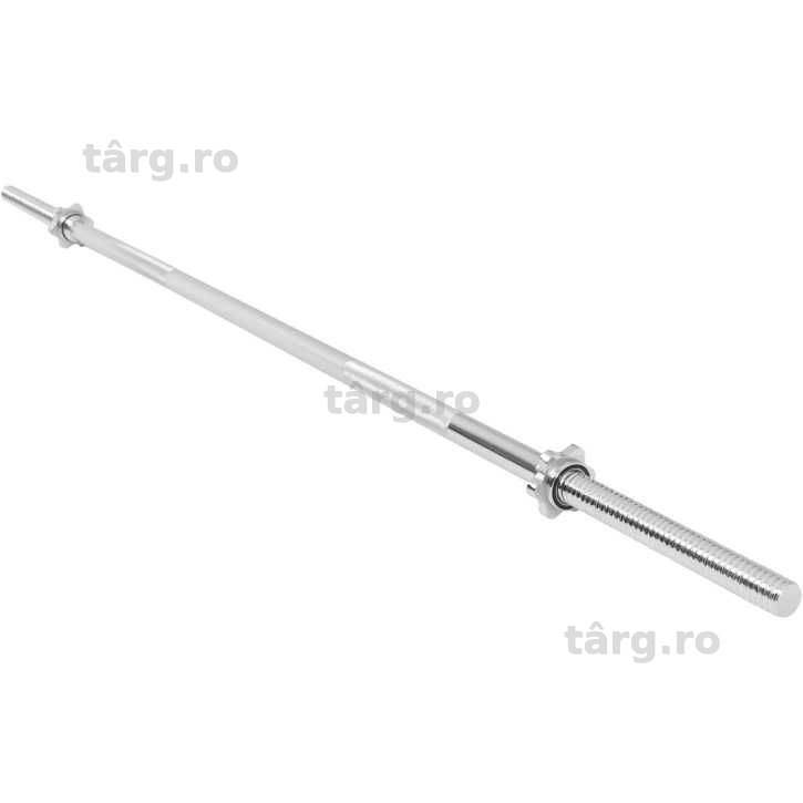 Bară crom 170 cm cu piulițe de fixare 30/31 mm