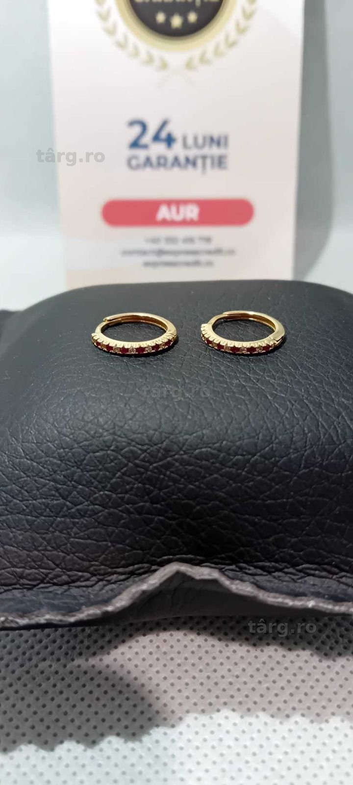 Cercei Aur 14K (Ag18 Tutora b.28600.2) Garantie 2 ani! 2