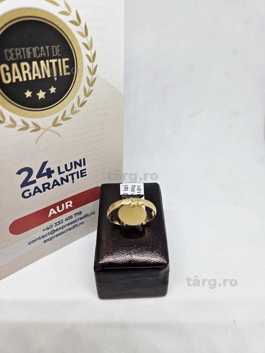 Inel aur 14k 1.80gr (52151 Ag1/30 Pacurari 2) Garantie 2 ani! 2
