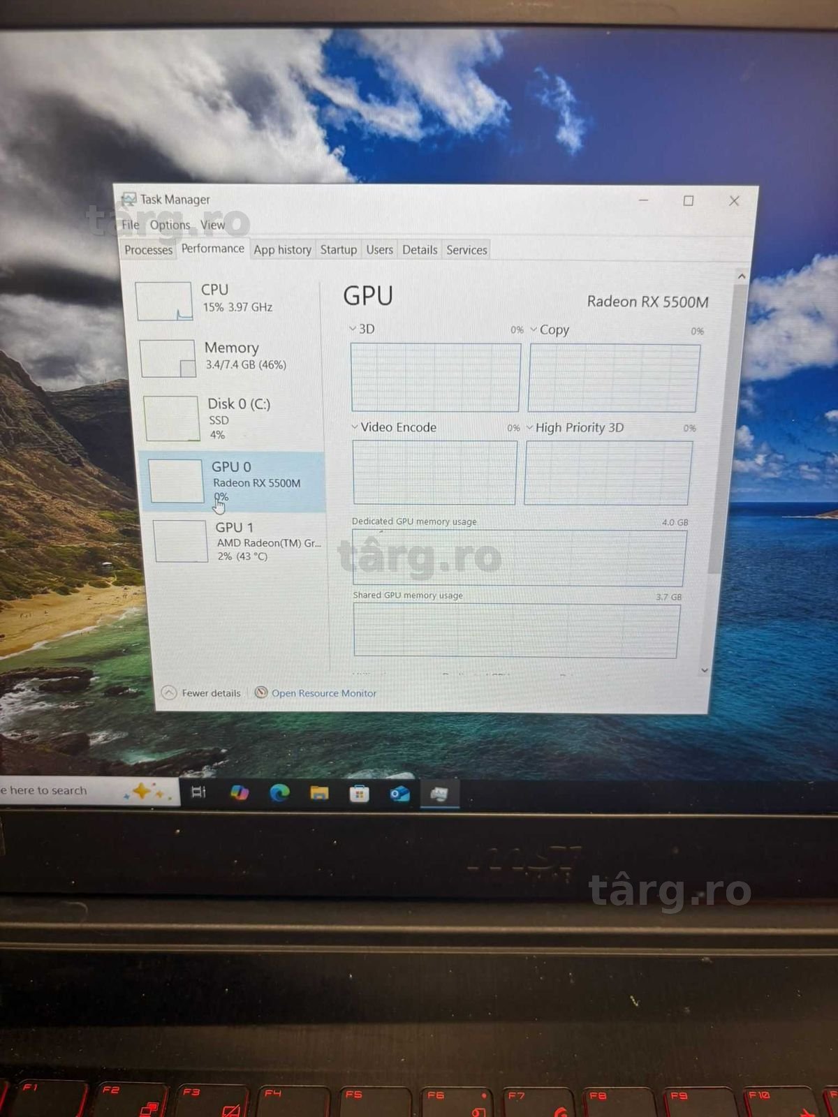 HOPE AMANET P2-Msi bravo 15 6