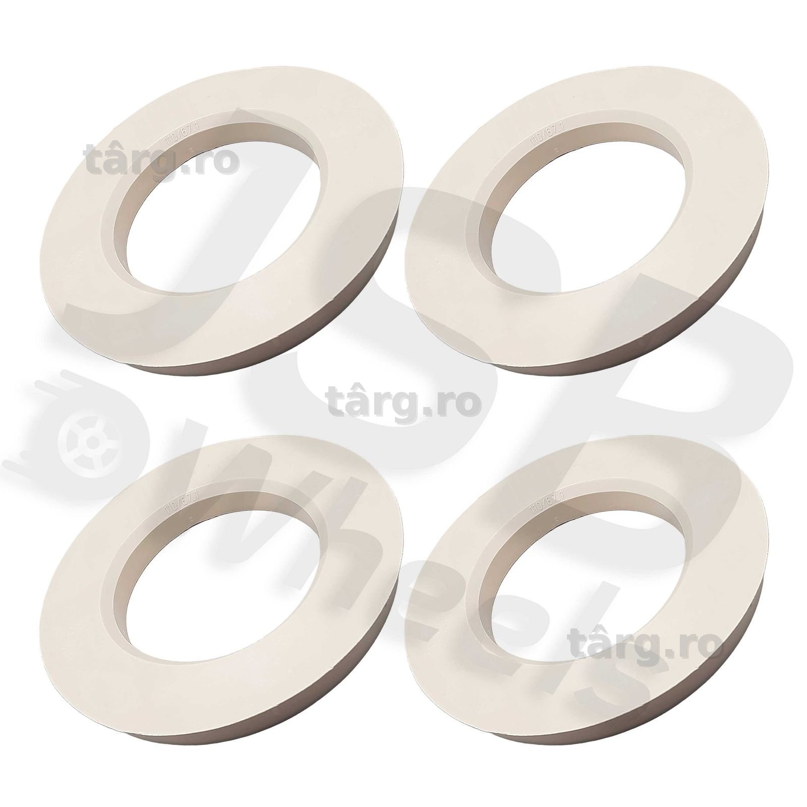 Set inele de centrare ghidaj jante noi 110-67.1 mm Mitsubishi Pajero,