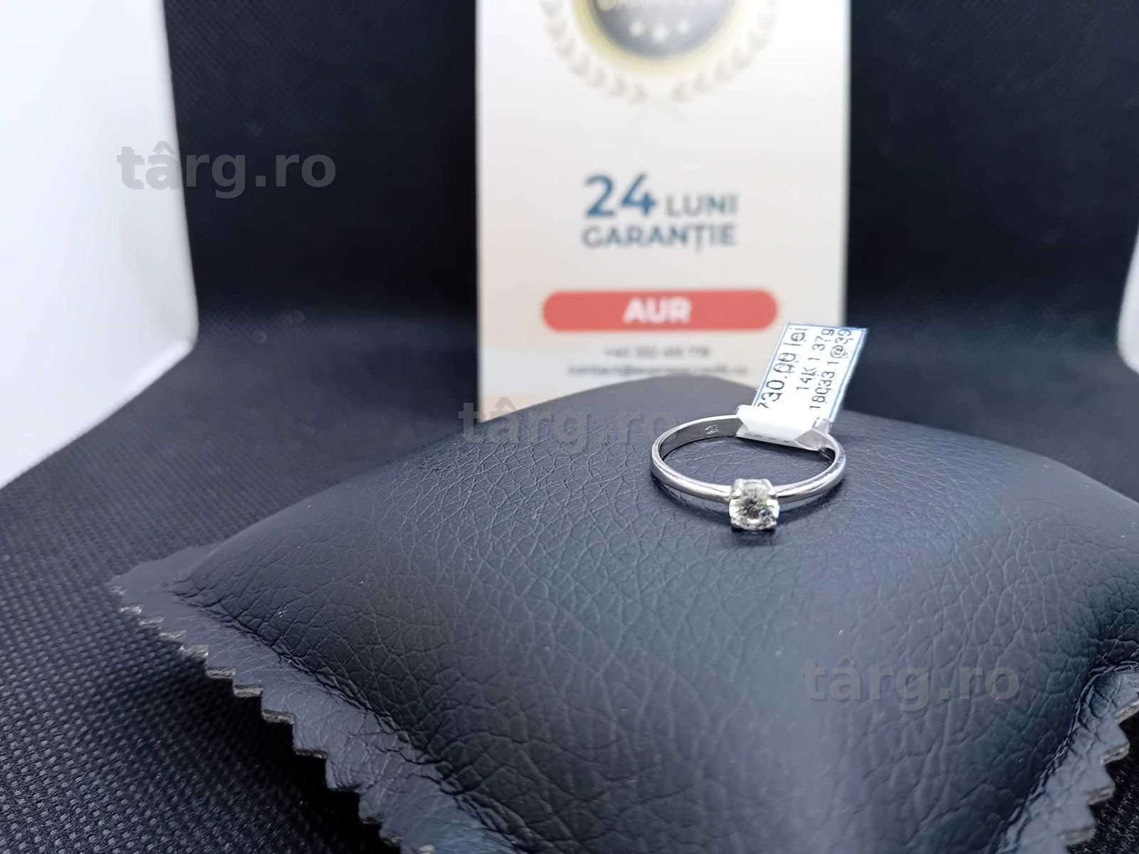 Inel aur alb 14K 1.37 gr (ECA 39/ B18033.1 ) Garantie 2 ani!