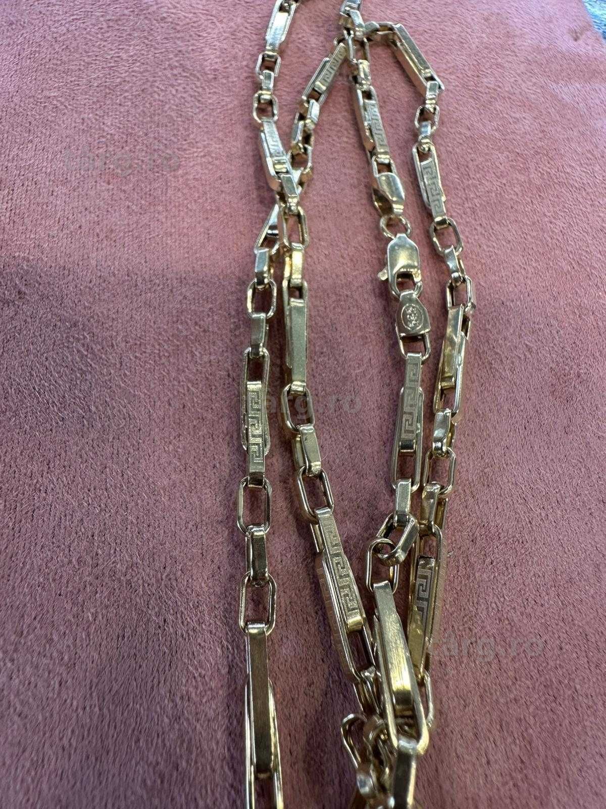 Lant 14k 9.09g (Iulius Mall)(B-148.1) Garantie 2 ani! 3