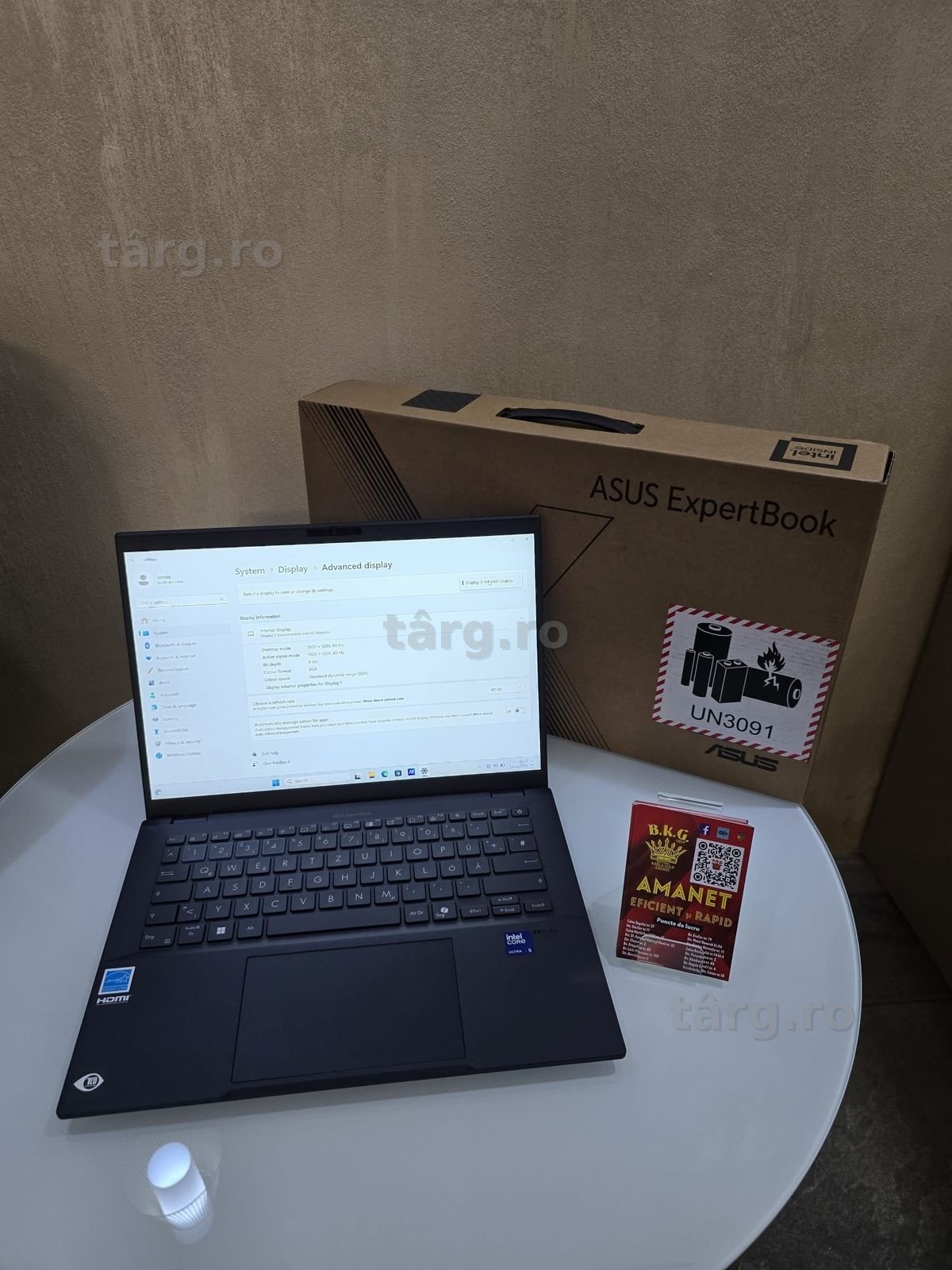 Asus ExpertBook nou Amanet BKG