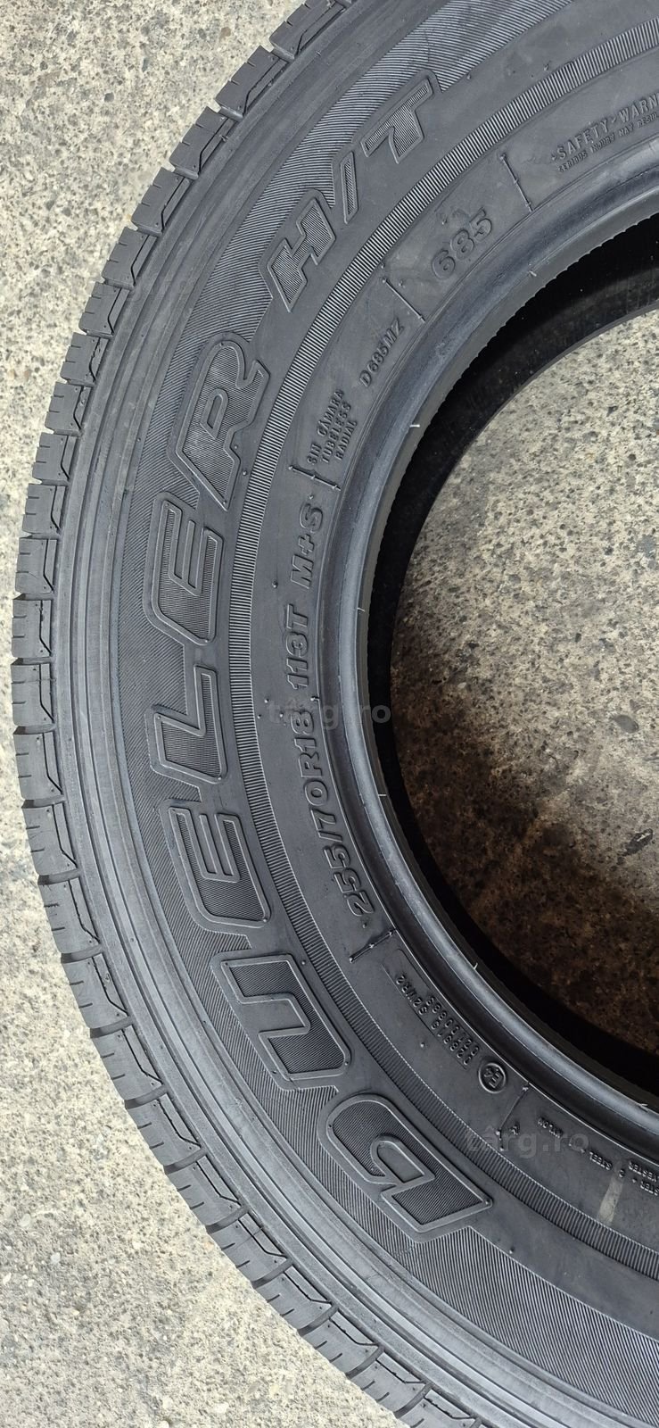 4 anvelope M+S Bridgestone 255/70/18,dot 2021.Pret/bucata. 5