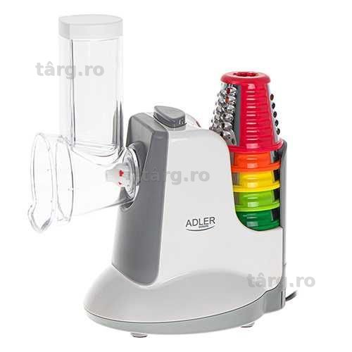 Feliator electric legume Adler, AD4815, 150 W, 5 accesorii, alb