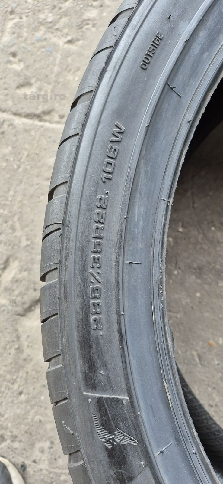 2 anvelope vara noi Goodyear 285/35/22,dot 2022.Pret/bucata. 5