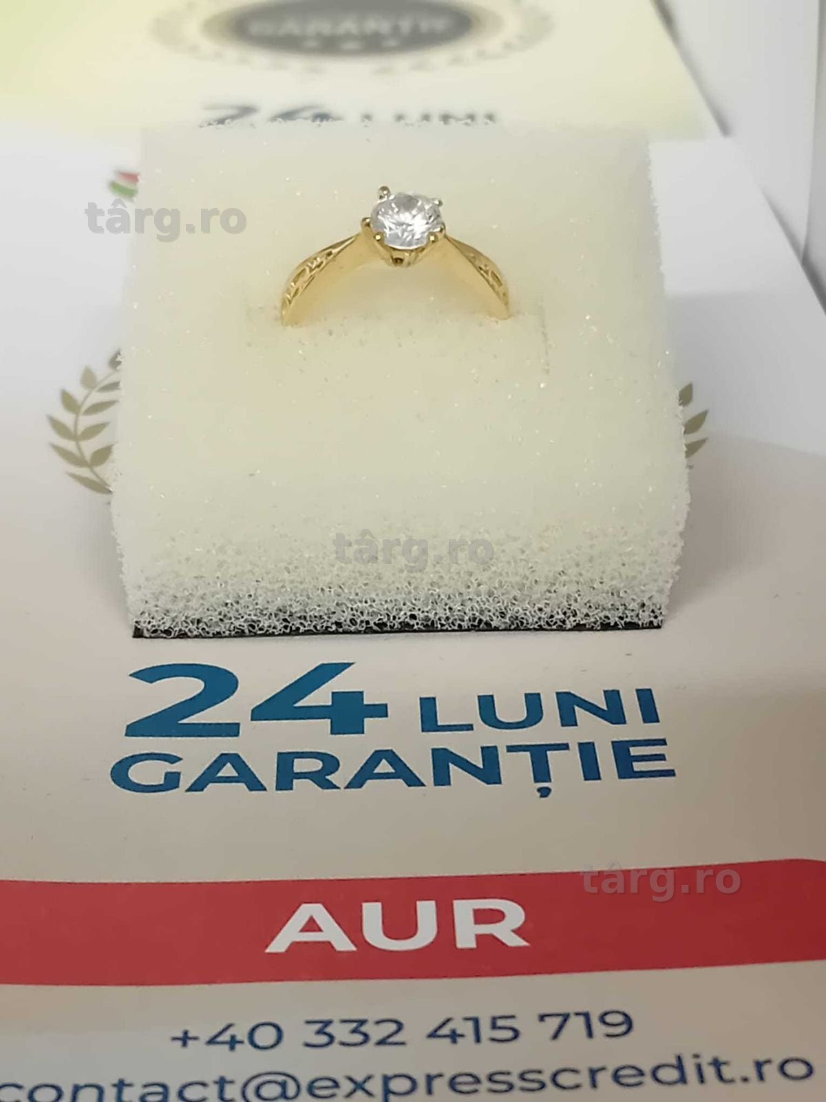 Inel aur 14k 1.94g [Tomesti-b:33326]-Garantie 2 ani! 3