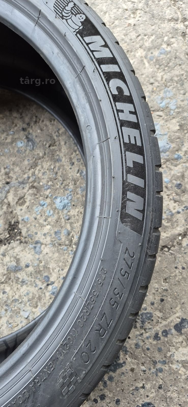 4 anvelope vara,fata Continental 245/40/20,spate Michelin 275/35/20.Pretul este pe bucata. 6