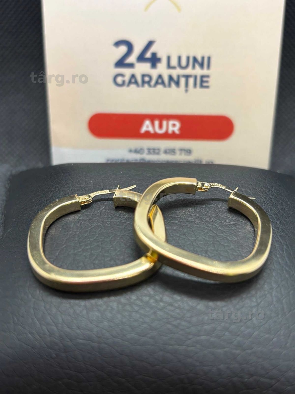 Cercei aur 14k 3.53g (B.25804 AG31 Barboi) Garantie 2 ani!