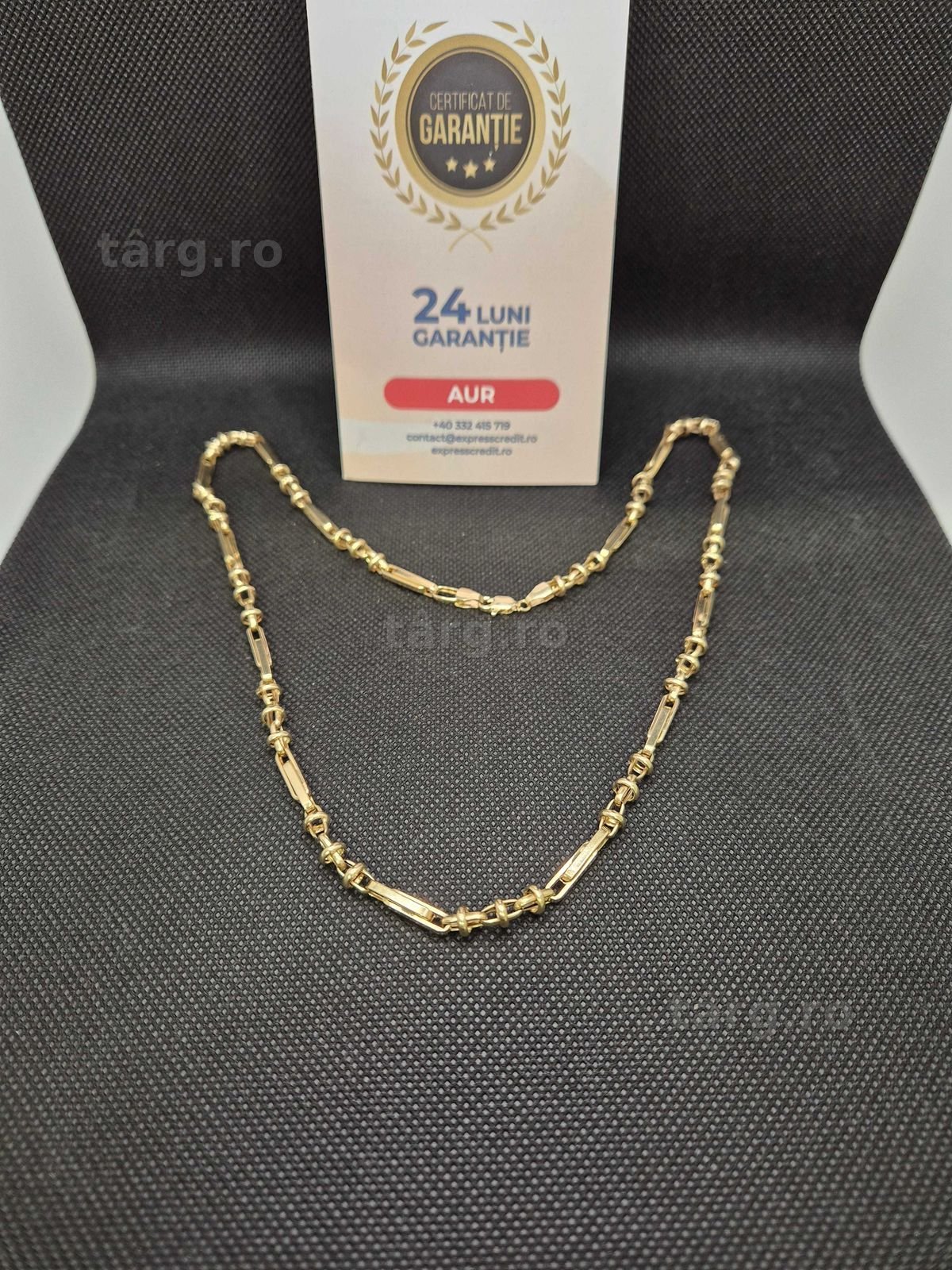 Lant aur 14K 11.01g (49571.1 Ag11 Piata Nicolina) Garantie 2 ani!
