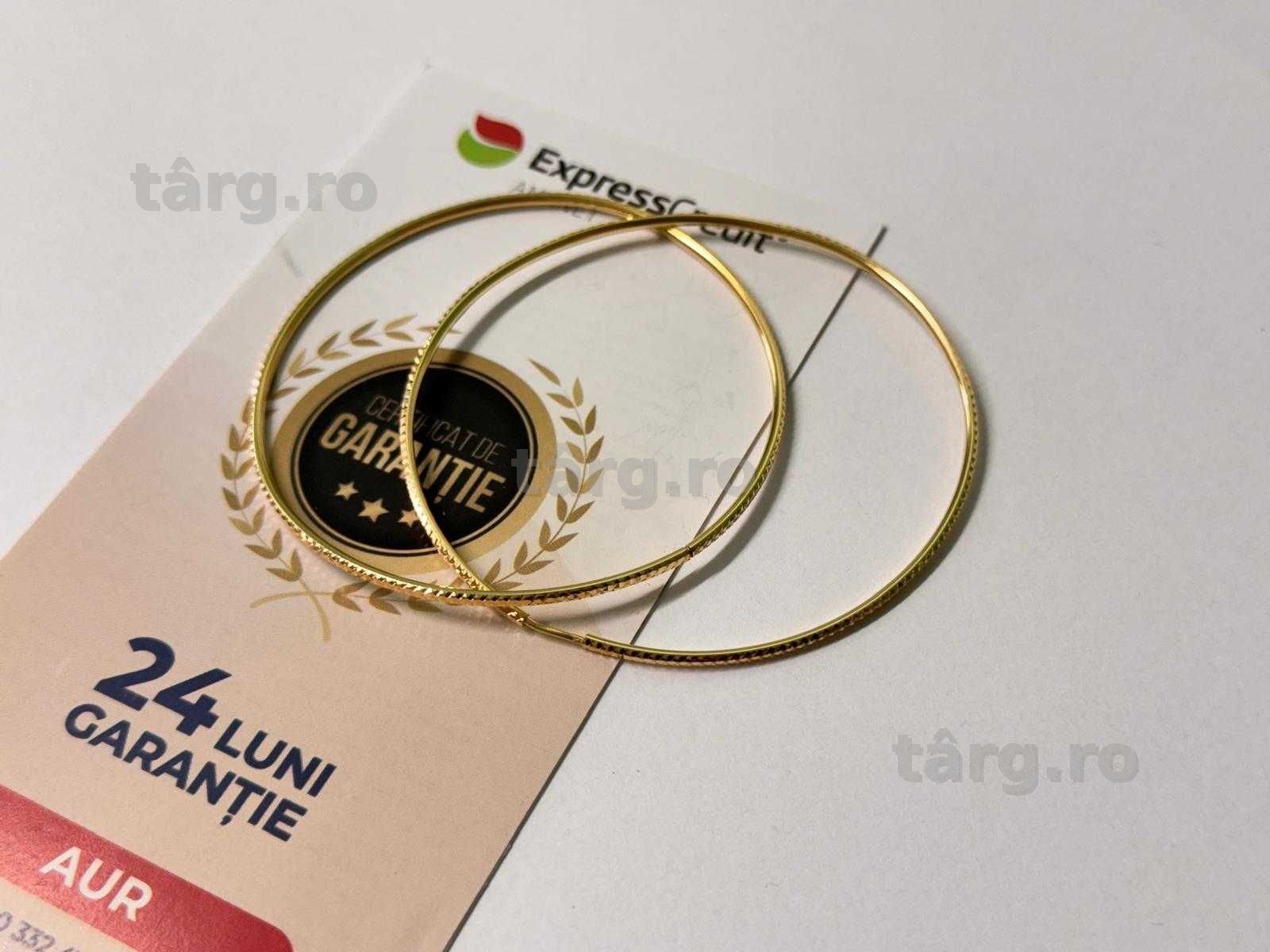 Cercei aur 18k 7.02g (B.61102-Tatarasi) Garantie 2 ani-4563- Vanzare cu ridicare personala din agentie