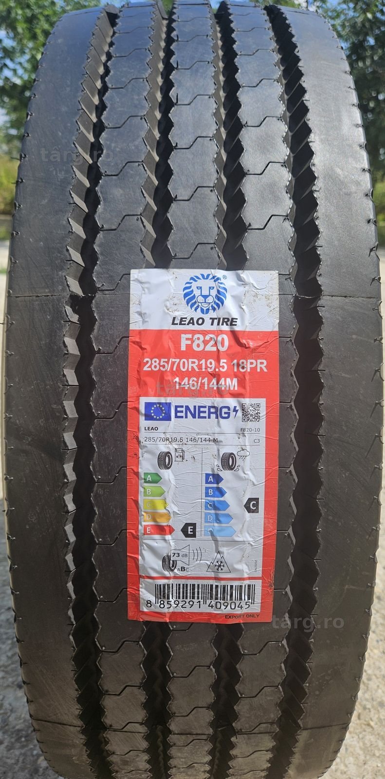 285/70 R19.5, 146M, LEAO F820, Anvelope toate axele M+S