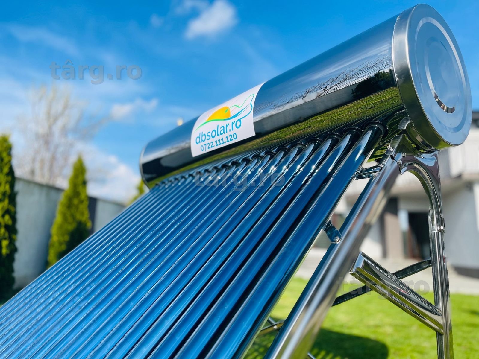 PANOUri Solare PRESURIZATe 200L Apa Calda INOX SOLAR Vidate NOU !