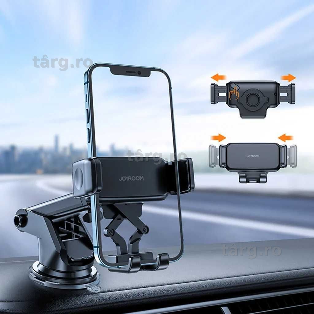 Suport telefon auto Joyroom, negru (JR-ZS283) 5