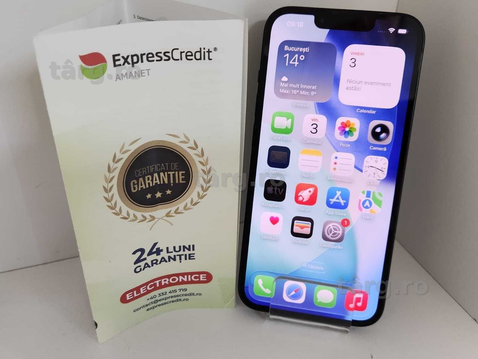 Iphone 14 6/128GB (Ag8 Tudor/B74675) - Garantie 2 ani!