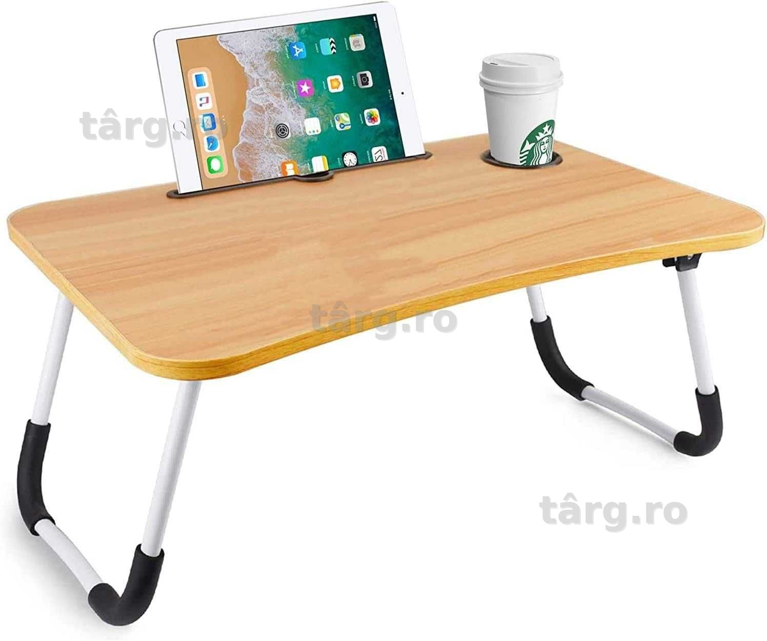 Masa pliabila pentru laptop pentru pat canapea mic dejun 60 x 40 cm