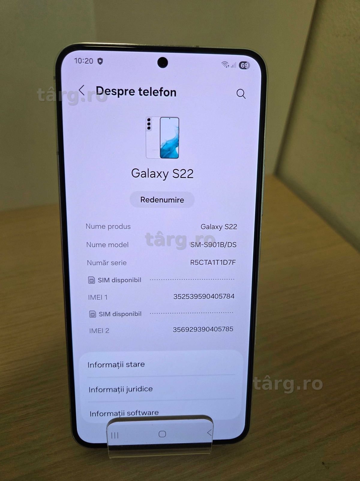 Samsung S22 5G 128GB (ECA27 b.49524)-Garantie 2 ani! 2