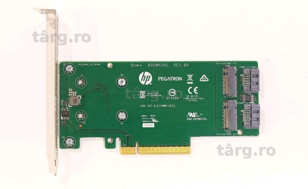 Adaptor SSD m.2 SATA Server HPE Gen 9/10 759505-001
